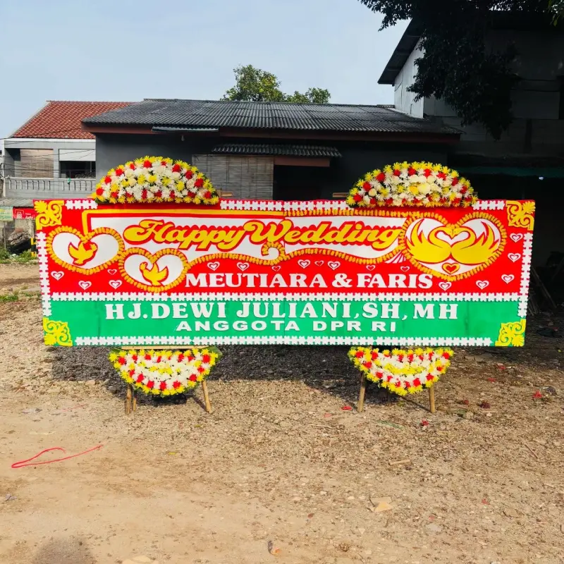 Bunga Papan Gandeng 1.5jt