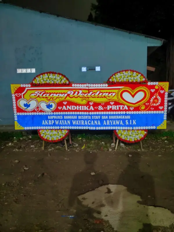 Bunga Papan Gandeng 1.5jt