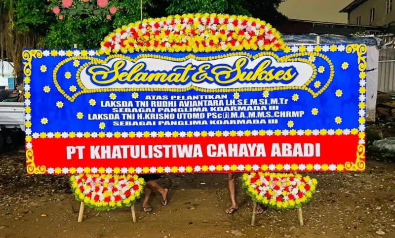 Bunga Papan Gandeng 1.5jt
